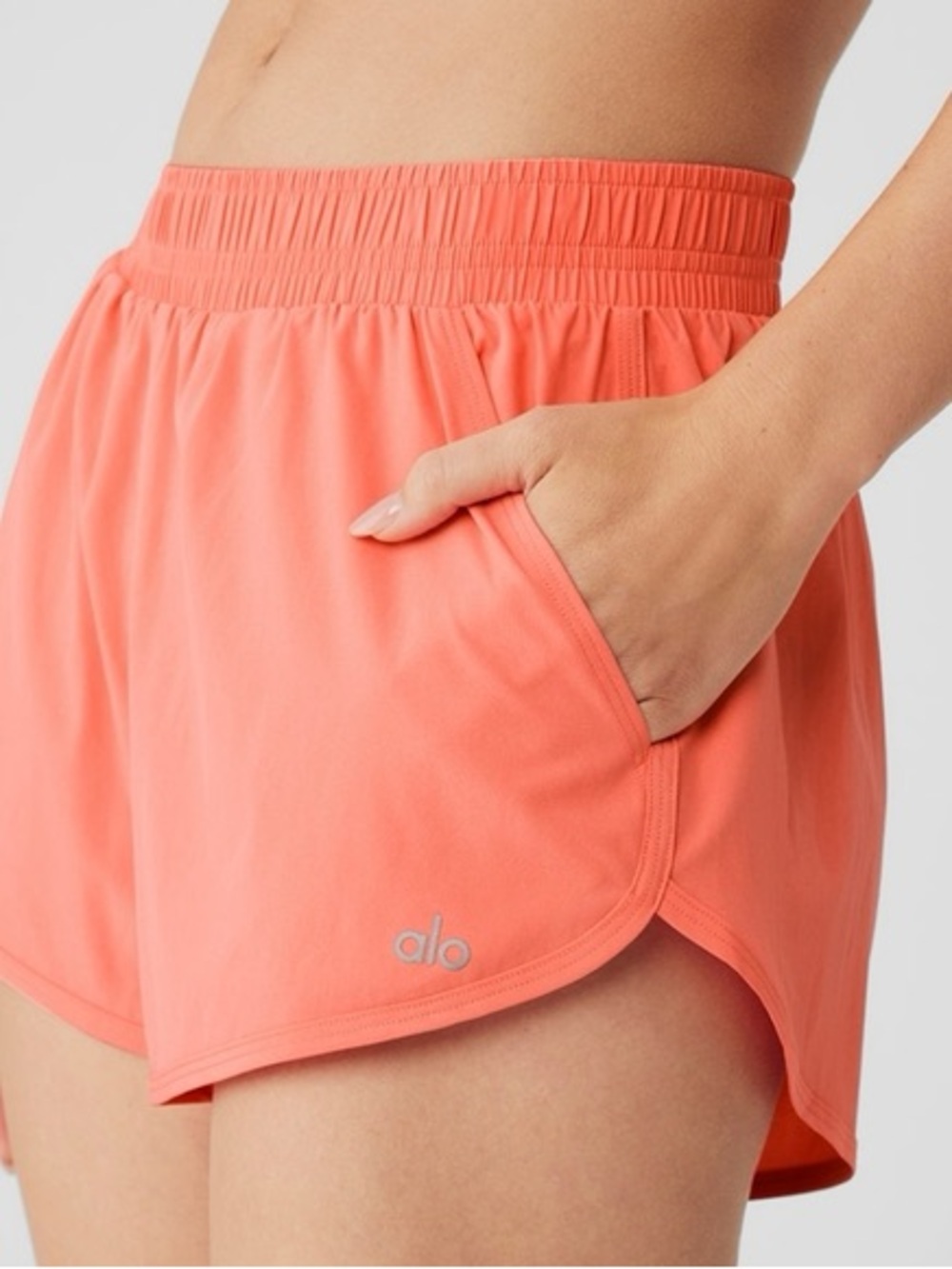 ALO yoga Ivy League dolphin shorts